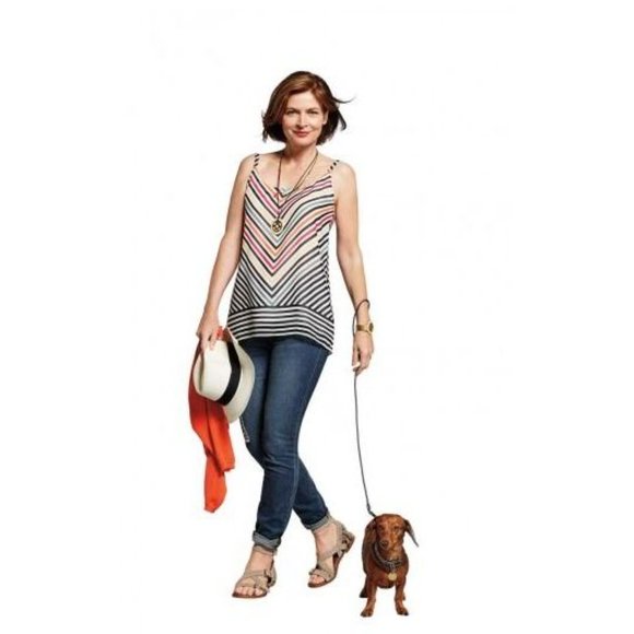 CABI #5043 Chevron Striped Linea Cami Tank Top S - Picture 14 of 14